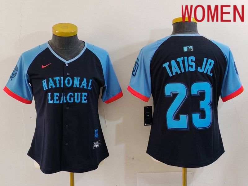 Women San Diego Padres #23 Tatis jr Blue All star 2024 Nike MLB Jersey style 6